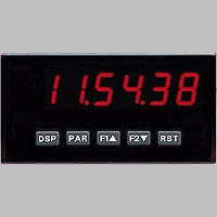 Red Lion Timer Panel Meter; 1/8 DIN; 6 Digits; LED; 24VAC / 11-36VDC; Digital - Programmable Input